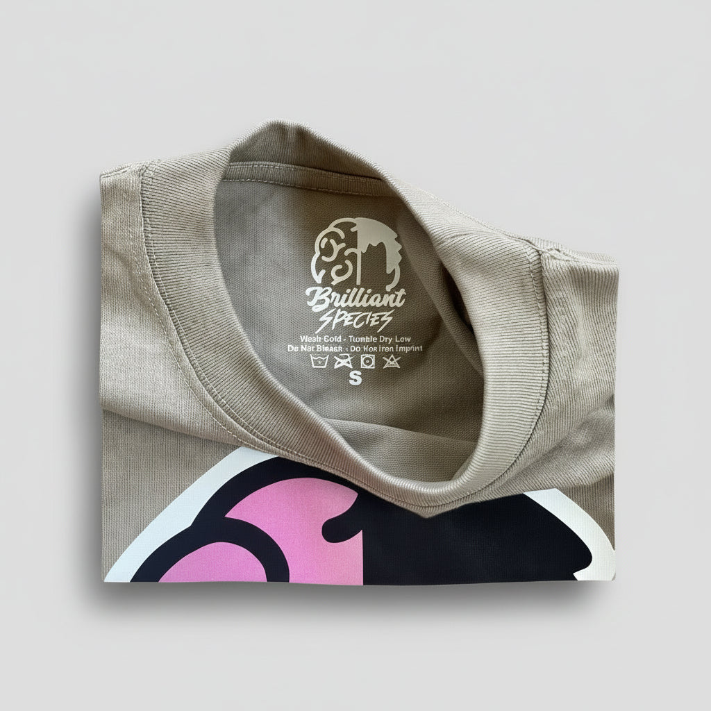 VITALS OG T-SHIRT N LGT BRW