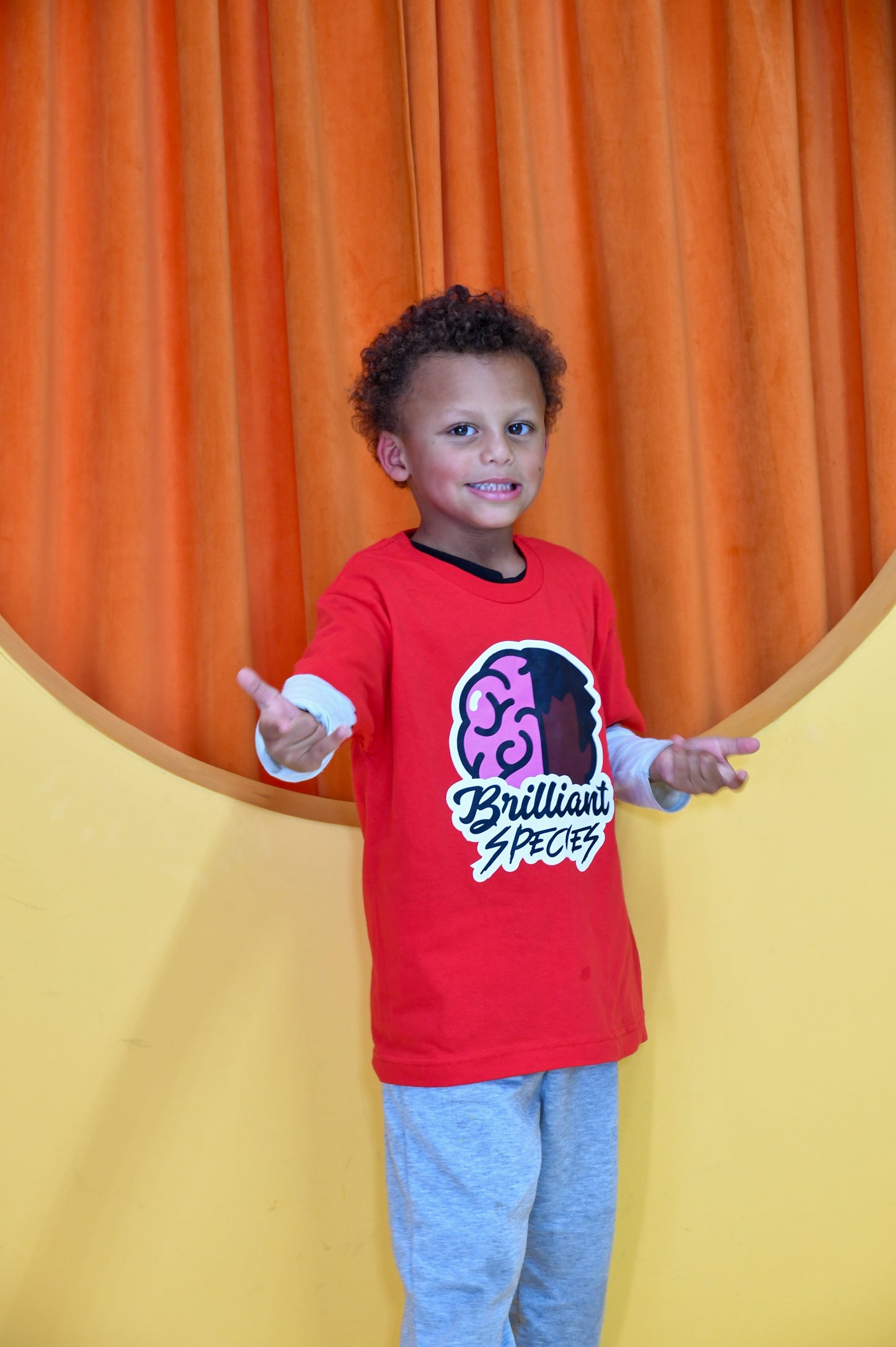 Red Brilliance Tee – Youth
