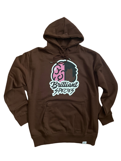 Mocha “I AM BRILLIANT” Hoodie