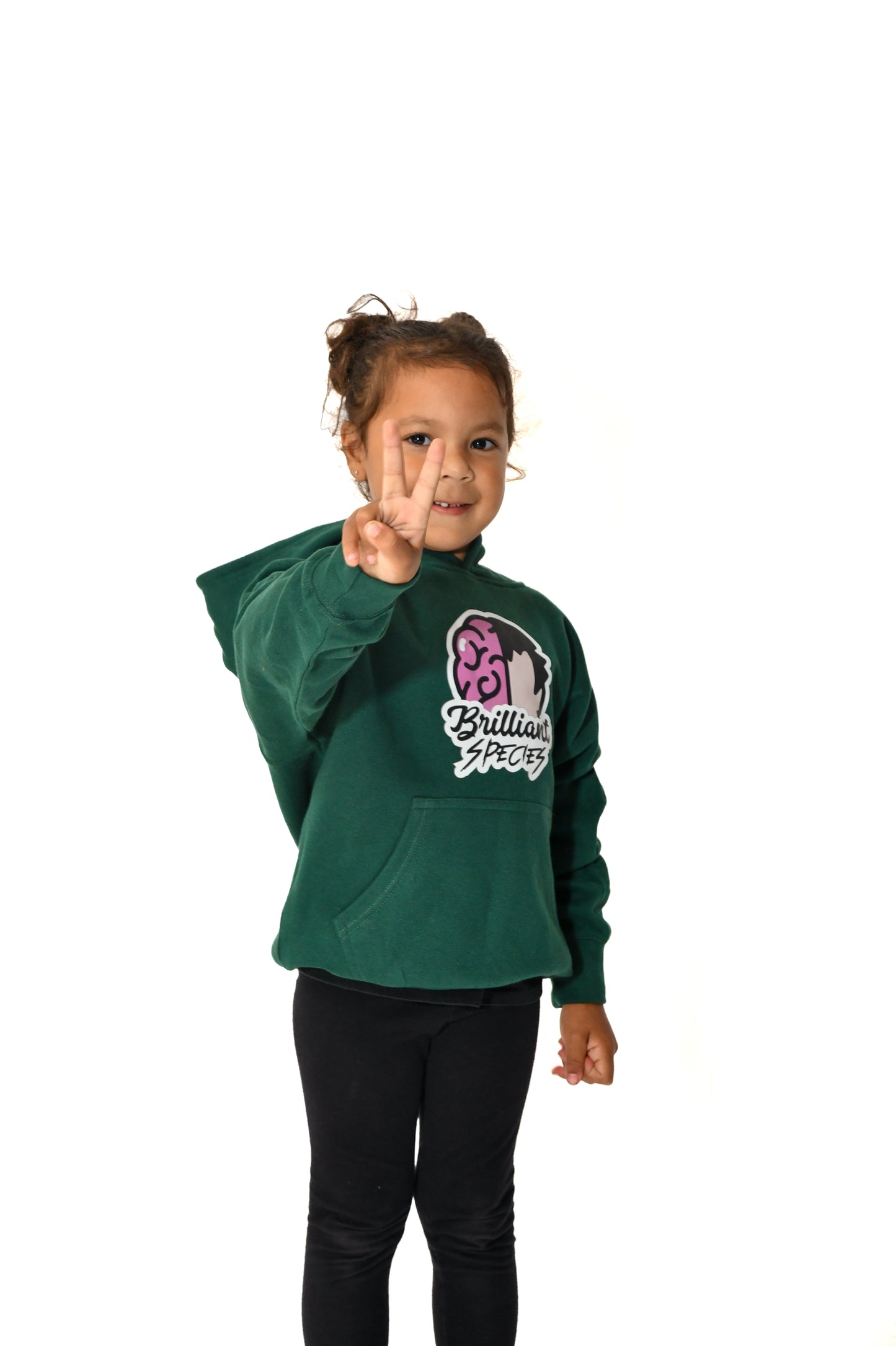 Youth Brilliance Hoodie – Forest Green