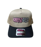 Khaki & BLK BRLLNTSPCS CAP