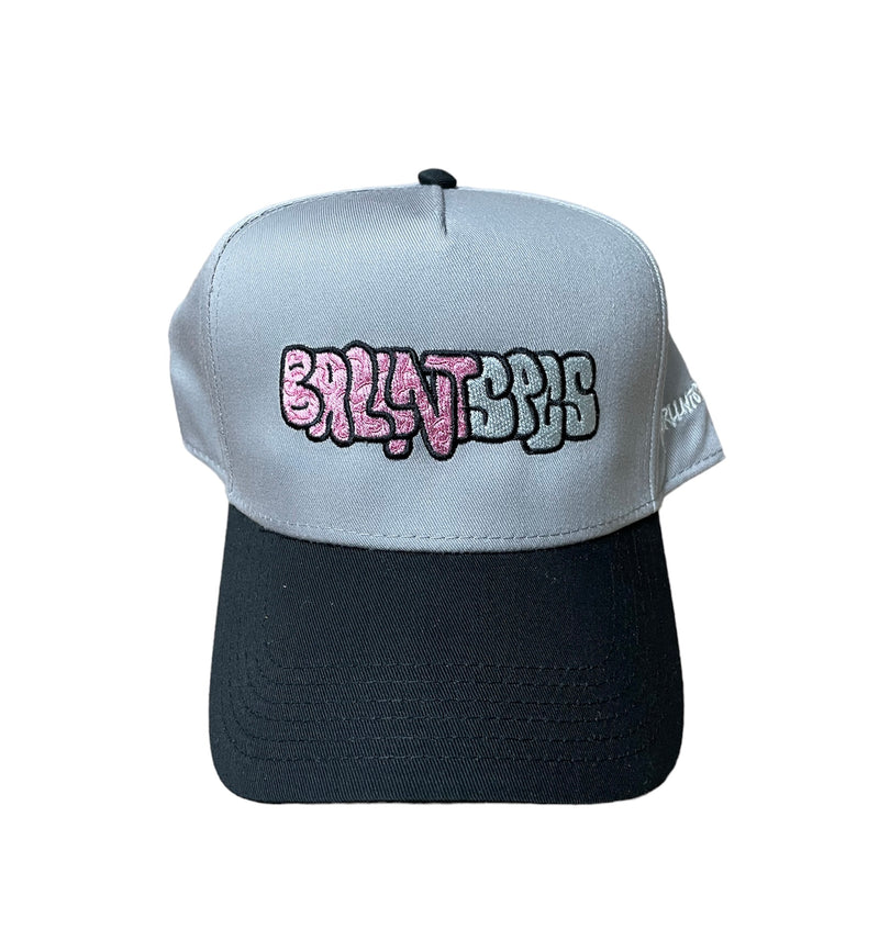 GREY&BLK BRLLNTSPCS CAP