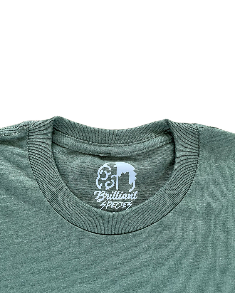 Olive Pocket Logo T-shirt