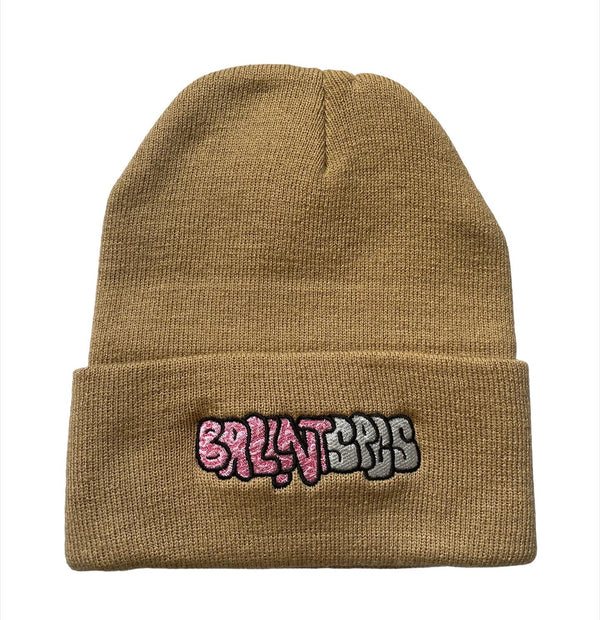 Khaki/Beige BrllntSpcs Beanie