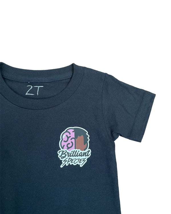 Kids Pocket Logo T-shirt BLK