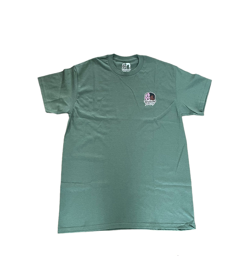 Olive Pocket Logo T-shirt